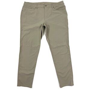 Lululemon ABC Pants Size 38x30 Performance Stretch 5 Pocket Slim Fit Gray